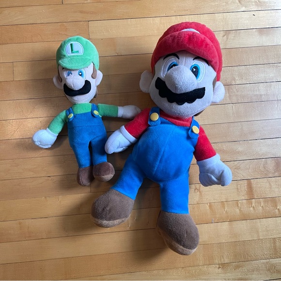 Mario and Luigi stuffies - Picture 1 of 6